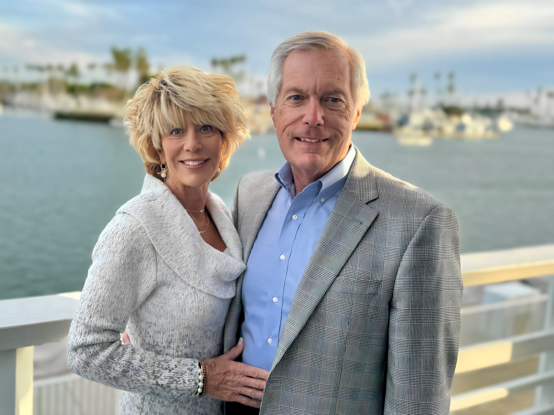 Doug Stewart with his wife, Sharon